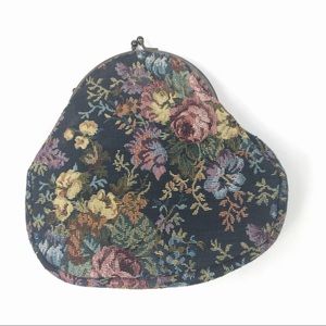 Small Floral Print Coin Purse